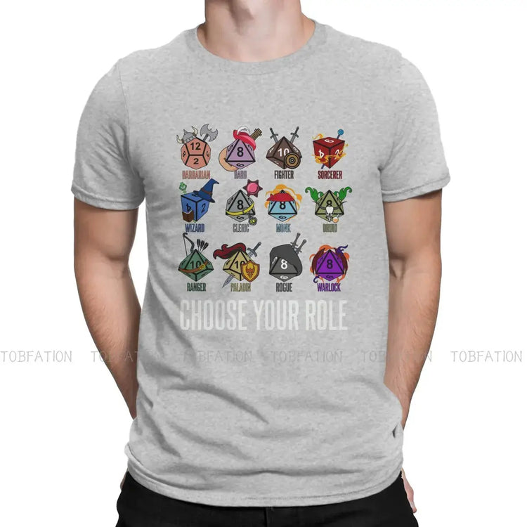 TOBFATION DnD Character Class Tee – Loose Fit Cotton Shirt for Casual Wear & RPG Fans Gamers Guild