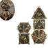 Dragon Metal Sharp Edge Dice Set – Polyhedral Zinc Alloy Dice for D&D, Pathfinder & RPGs Gamers Guild