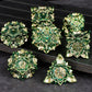 Metal Gear Polyhedral Dice Set – D20 & D6 RPG Dice for D&D, Trailblazer, Warhammer & Tabletop Games Gamers Guild