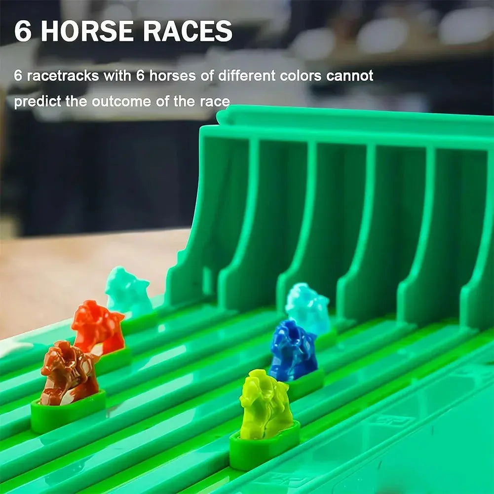 Electronic Horse Racing Board Game – Desktop Battery-Powered Tabletop Racing Set | Interactive Family Party Toy | Age 18+ Gamers Guild