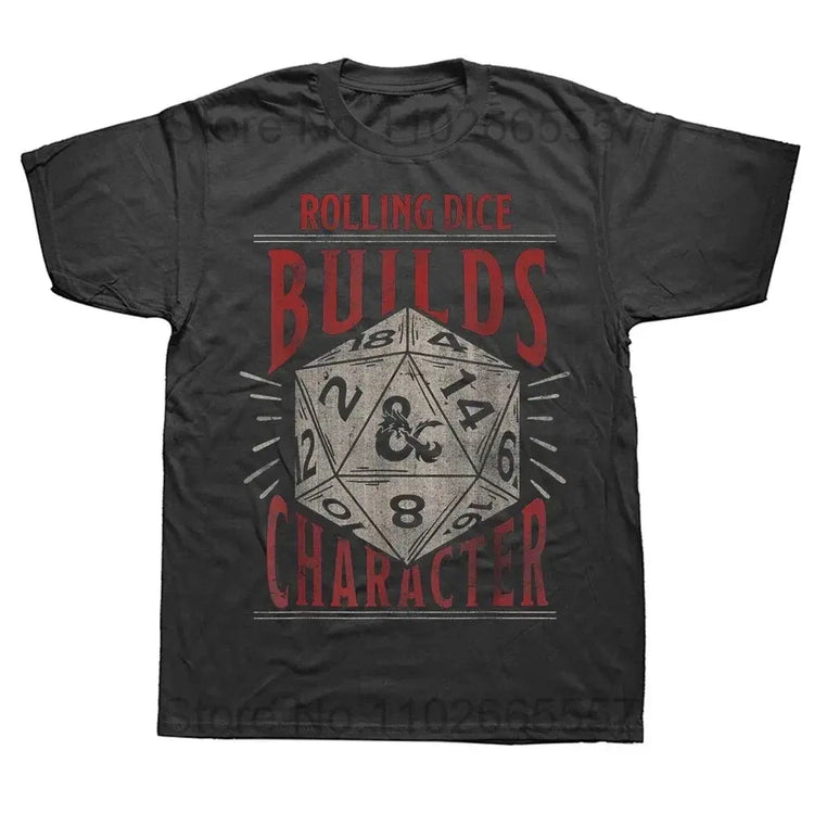 “I Have a Plan” D20 Graphic Tee – Casual Cotton Streetwear for D&D Fans Gamers Guild