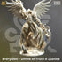 Divine Awakening Miniature Set – Goddess, Angel, Death Wizard, Dragon & Dungeon Team (Unpainted Resin) Gamers Guild