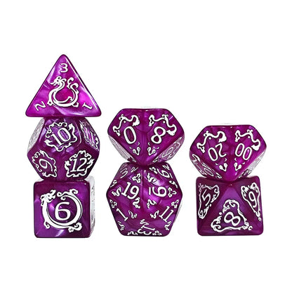 Polyhedral Dices Dragon Pattern Set
