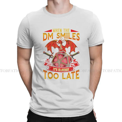 When the DM Smiles T-Shirt – Funny DnD Cotton Tee | Casual Unisex Gamer Shirt for Adults Gamers Guild