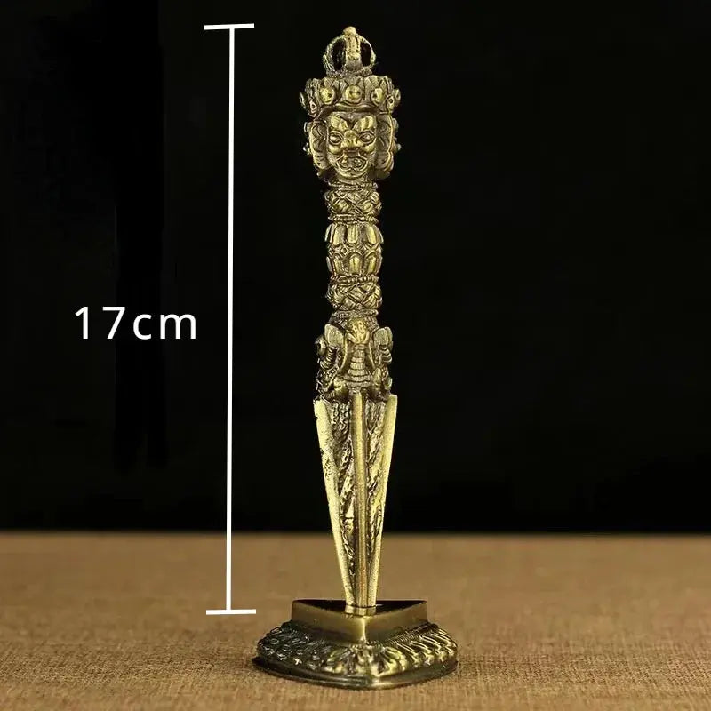 Three-Sided Puba Pestle – Feng Shui Buddhist Artifact for Meditation & Home Décor Gamers Guild