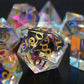 7-Piece Crystal Glass Polyhedral Dice Set – Transparent DND Dice for Dungeons & Dragons, RPG & Board Games Gamers Guild