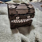 Mimic Dice Chest for Dungeons & Dragons — Etched Pine, Collapsible Tower Tray, Portable Fantasy Monster Storage Gamers Guild