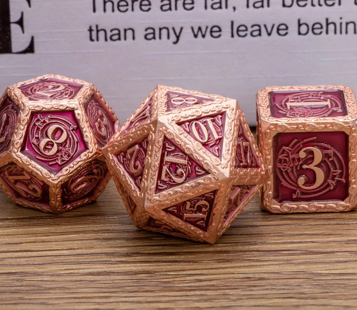 Music DND Metal Dice Set – Polyhedral Dice for Dungeons & Dragons, Pathfinder & RPGs Gamers Guild