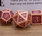 Music DND Metal Dice Set – Polyhedral Dice for Dungeons & Dragons, Pathfinder & RPGs Gamers Guild