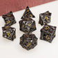 Ancient Gold Hollow Dragon Dice Set – Metal Polyhedral Dice for D&D, Pathfinder & RPGs Gamers Guild