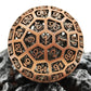 Hollow Metal D100 Dice – 100-Sided Dragon Engraved Brass Die for Dungeons & Dragons, Pathfinder & RPG Tabletop Games Gamers Guild