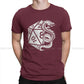 Dragon Poly Dice DnD T-Shirt – Elegant Cotton Tee | Dungeon Dice d20 Shirt for Men Gamers Guild