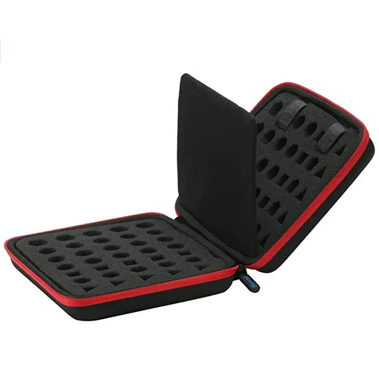 Hard Dice Carrying Case – 70-Slot Storage Bag with Partition for Dungeons & Dragons, RPG & Board Game Accessories Gamers Guild