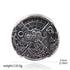 Dungeons & Dragons Commemorative Coin – Rotatable Digital Compass Gear of Destiny Metal Token for Jewelry & RPG Accessories Gamers Guild