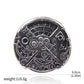 Dungeons & Dragons Commemorative Coin – Rotatable Digital Compass Gear of Destiny Metal Token for Jewelry & RPG Accessories Gamers Guild
