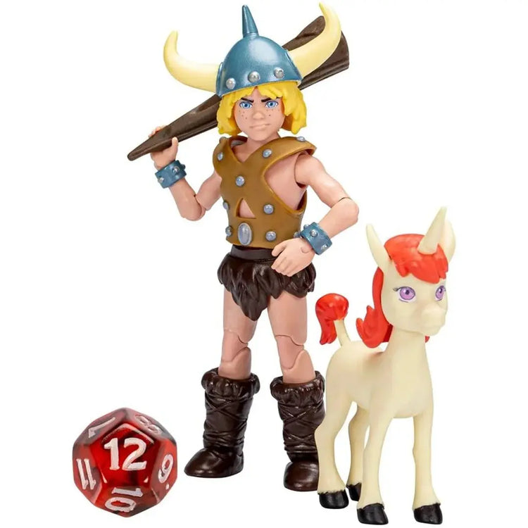 D&D Cartoon Classics Action Figures – Hank, Diana, Bobby & Uni 6-Inch Collectibles with Exclusive Dice by Hasbro Gamers Guild