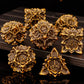 Metal Gear Polyhedral Dice Set – D20 & D6 RPG Dice for D&D, Trailblazer, Warhammer & Tabletop Games Gamers Guild