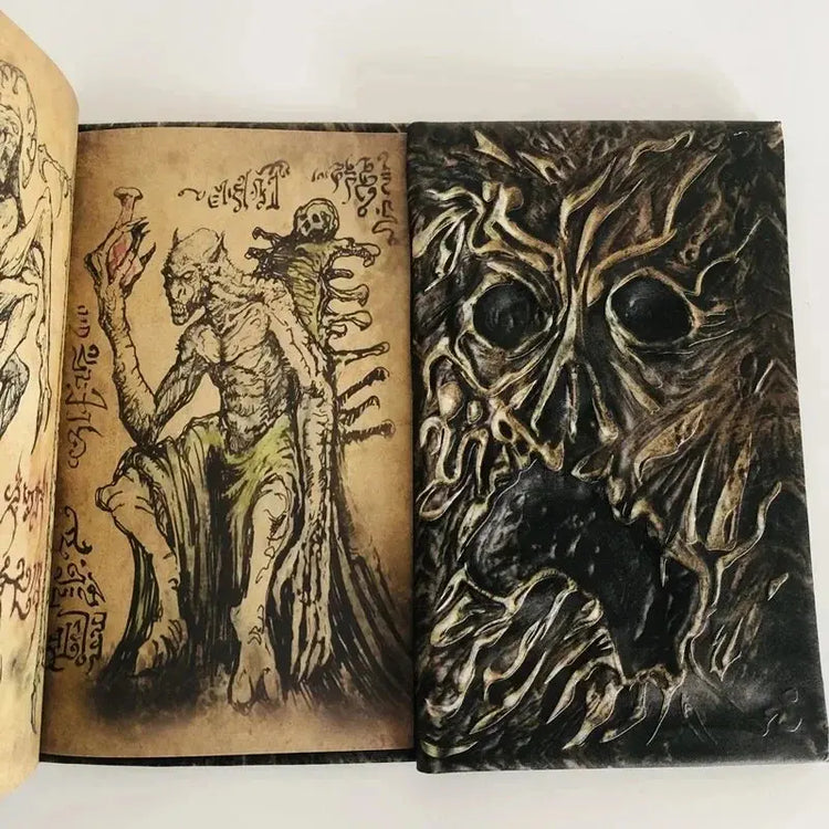 Necronomicon Dark Magic Book – Evil Dead-Inspired Horror Prop Notebook for Halloween Decor, Collectors & RPG Enthusiasts Gamers Guild