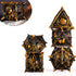 7-Piece Dragon Metal Dice Set – Sharp Edge Polyhedral Dice with Box for D&D, Pathfinder & RPGs Gamers Guild