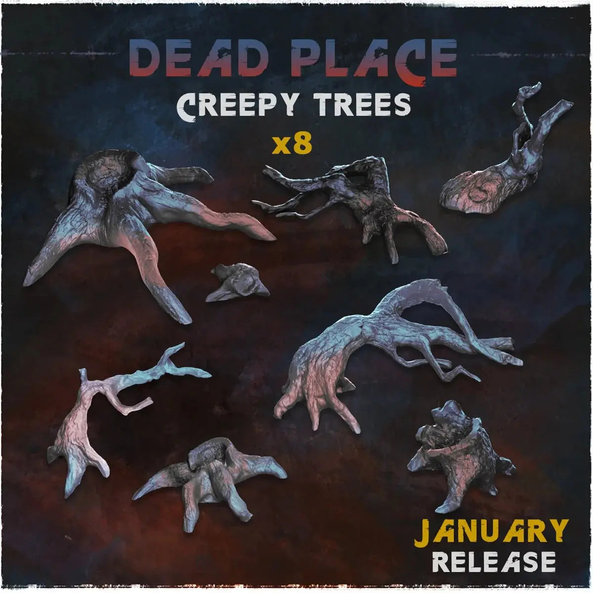 Miniature Graveyard Terrain Set – Dead Tree, Tombstone & Bone Pile Scenery for D&D & RPGs  Resin Landform Accessories Gamers Guild