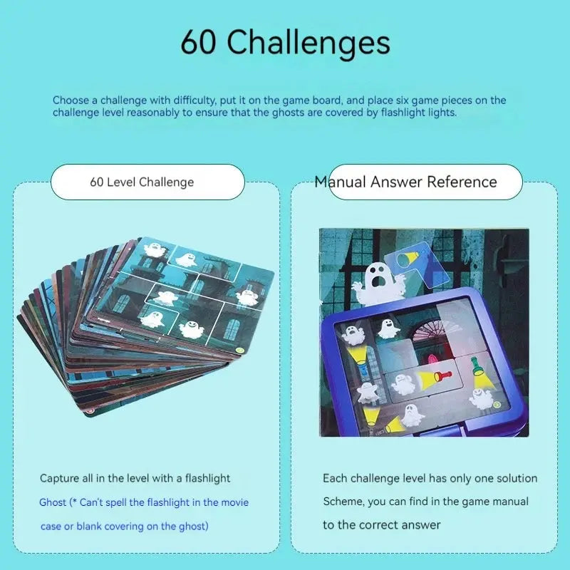 Ghost Catcher Strategy Board Game – Multiplayer Puzzle Challenge for Kids & Family | Party Table Toy with Interactive Gameplay Gamers Guild