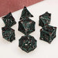Ancient Gold Hollow Dragon Dice Set – Metal Polyhedral Dice for D&D, Pathfinder & RPGs Gamers Guild