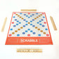 Scrabble Board Game Wooden Tiles And Racks Classic Word Spelling Toys Fun Family Game for 2-4 Players Gamers Guild