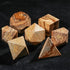 Painted Stone Pirate Dice Set – 7-Piece Gemstone Polyhedral Dice for DND, RPG & Tabletop Adventures Gamers Guild