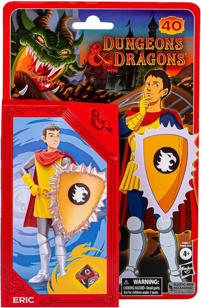 D&D Cartoon Classics Action Figures – Sheila, Eric & Presto 6-Inch Collectibles with Exclusive Dice by Hasbro Gamers Guild