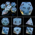 Purple Crystal Stone & Gem Dice Set – Sharp Edge Polyhedral Dice for D&D, Pathfinder & RPGs Gamers Guild
