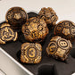 Metal Gear Polyhedral Dice Set – D20 & D6 RPG Dice for D&D, Trailblazer, Warhammer & Tabletop Games Gamers Guild