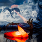 3D Printed Fire Dragon Light – USB Rechargeable LED Lamp for Gaming, Mystery Nights & Fantasy Decor Gamers Guild