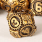 Metal Gear Polyhedral Dice Set – D20 & D6 RPG Dice for D&D, Trailblazer, Warhammer & Tabletop Games Gamers Guild
