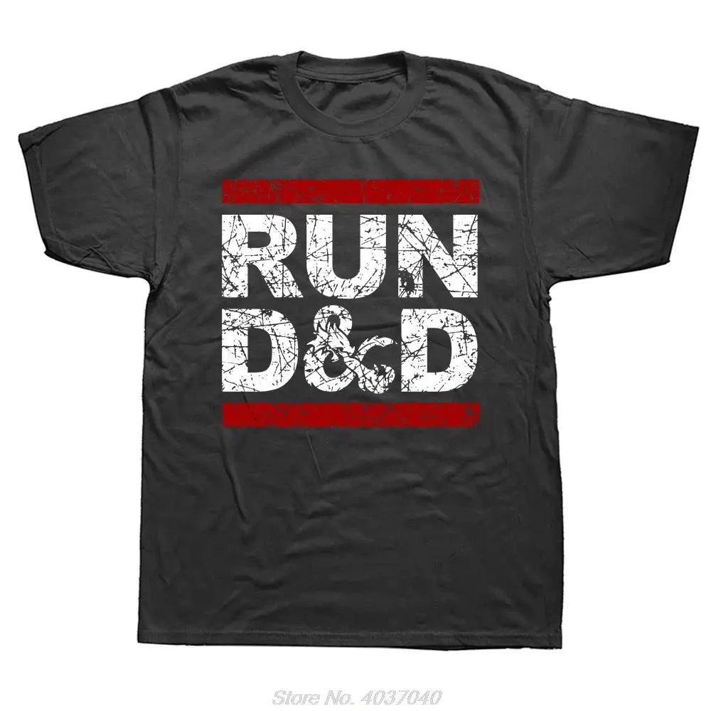 Dungeon Master Dice & Dragons T-Shirt – 2024 Cotton Tee for RPG Fans, Summer Casual Fit Gamers Guild