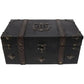 Wooden Pirate Treasure Chest – Vintage Trinket & Jewelry Box for Tabletop Decor, RPG Props, and Gift Storage Gamers Guild