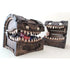 Mimic Dice Chest for Dungeons & Dragons — Etched Pine, Collapsible Tower Tray, Portable Fantasy Monster Storage Gamers Guild