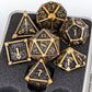 7-Piece Metal DND Dice Set – Weighted Polyhedral Dice for Dungeons & Dragons, RPG Games & Tabletop Adventures Gamers Guild