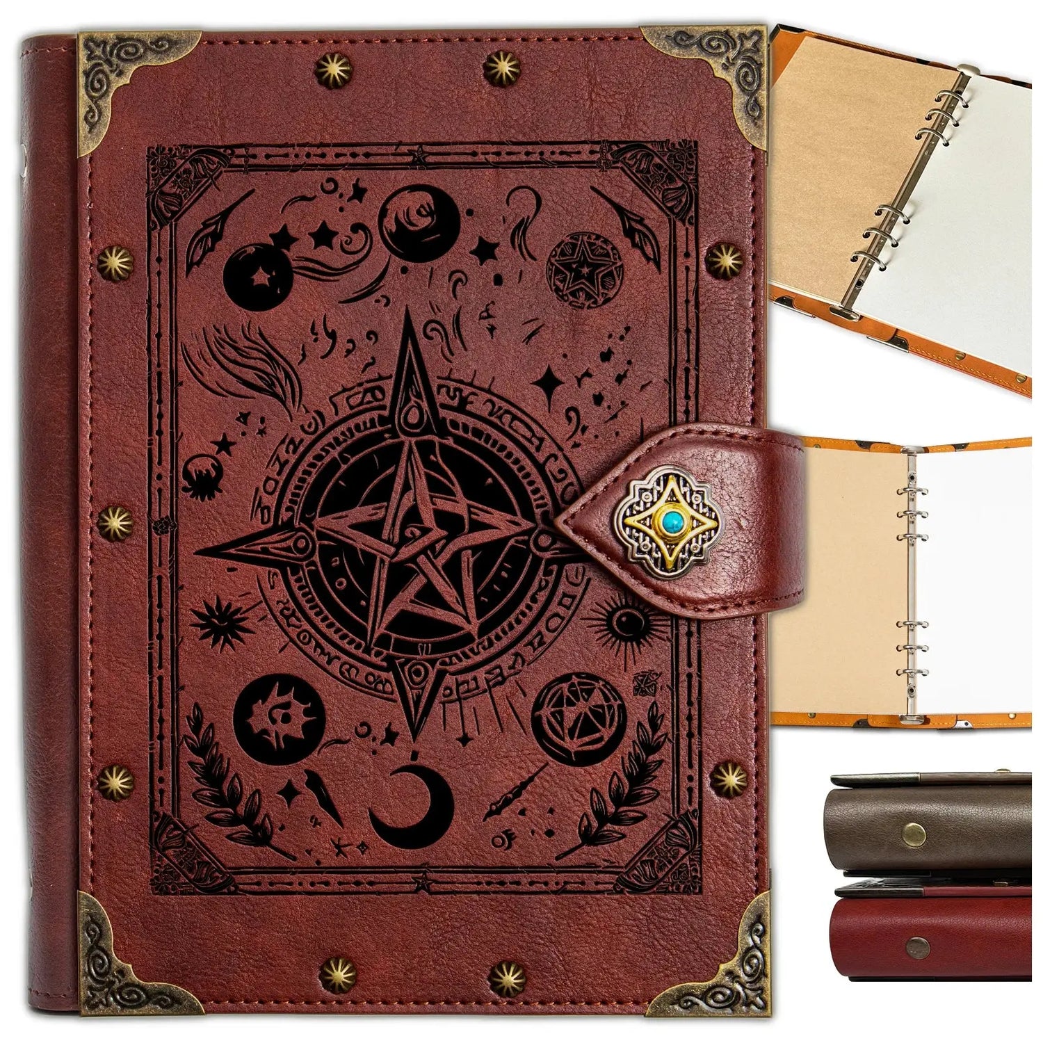 Tree of Life RPG Notebook – A5 Leather Journal for DND, Fantasy Writing & Dungeon Master Notes Gamers Guild
