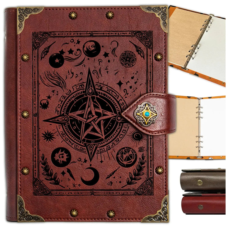 Tree of Life RPG Notebook – A5 Leather Journal for DND, Fantasy Writing & Dungeon Master Notes Gamers Guild