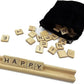 Scrabble Board Game Wooden Tiles And Racks Classic Word Spelling Toys Fun Family Game for 2-4 Players Gamers Guild