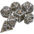 7-Piece Hollow Flying Dragon Metal Dice Set – Polyhedral RPG Dice for Dungeons & Dragons, Pathfinder & Tabletop Games Gamers Guild
