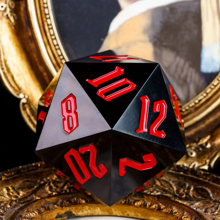 Crystal 55mm D20 Dice – Oversized Acrylic Polyhedral Die for D&D, RPGs & Party Games  Transparent or Solid Color Gamers Guild