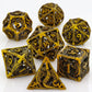 7-Piece Hollow Dragon Metal Dice Set – Intricately Carved Polyhedral Dice for Dungeons & Dragons, Pathfinder & RPG Tabletop Games Gamers Guild
