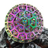 Hollow Metal D100 Dice – 100-Sided Dragon Engraved Brass Die for Dungeons & Dragons, Pathfinder & RPG Tabletop Games Gamers Guild