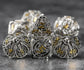 7-Piece Hollow Dragon Metal Dice Set – Intricately Carved Polyhedral Dice for D&D, Pathfinder & RPG Tabletop Games Gamers Guild