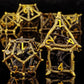 7-Piece Hollow Dragon Metal Dice Set – Intricately Carved Polyhedral Dice for D&D, Pathfinder & RPG Tabletop Games Gamers Guild