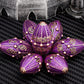 ARUOHHA Copper Purple Dragon Egg Dice Set – Metal Polyhedral Dice with Rotating Shell for D&D, Pathfinder & RPGs Gamers Guild
