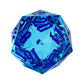 Crystal 55mm D20 Dice – Oversized Acrylic Polyhedral Die for D&D, RPGs & Party Games  Transparent or Solid Color Gamers Guild