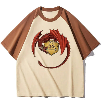 Dungeons & Dragons Women’s Cartoon Graphic Tee – Funny Casual T-Shirt with O-Neck, Half Sleeves & Broadcloth Comfort Gamers Guild