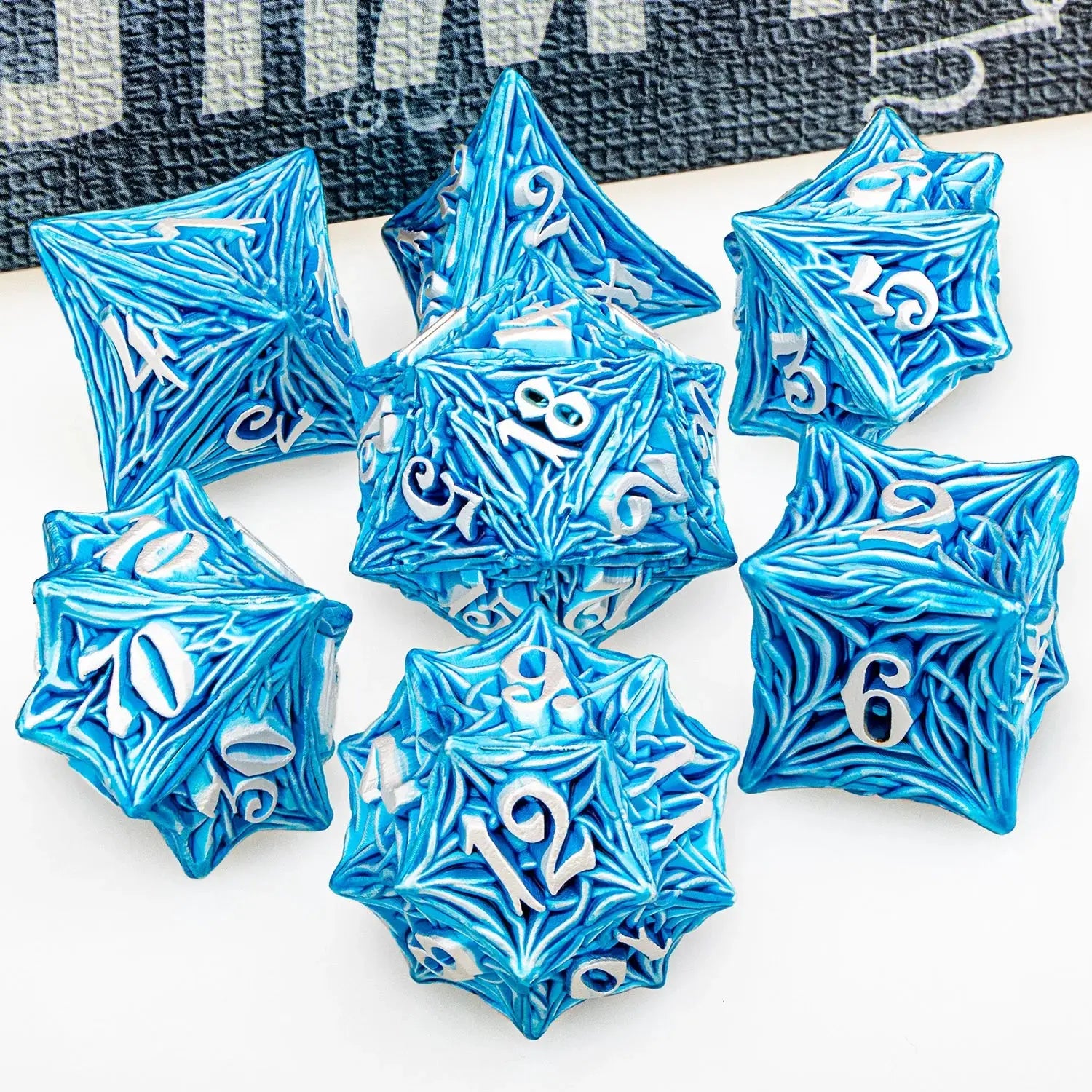 Tree Root Metal Dice Set – Red Polyhedral Dice for D&D, Pathfinder & RPGs Gamers Guild